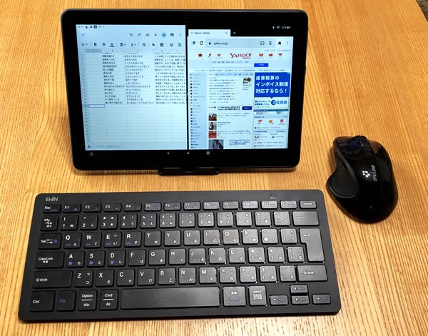 FireタブレットにEwinキーボードを接続して利用する