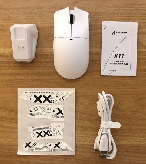 ATTACK SHARK X11同梱内容